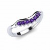 Glamira Set de Anillos Crinkly Anillo B